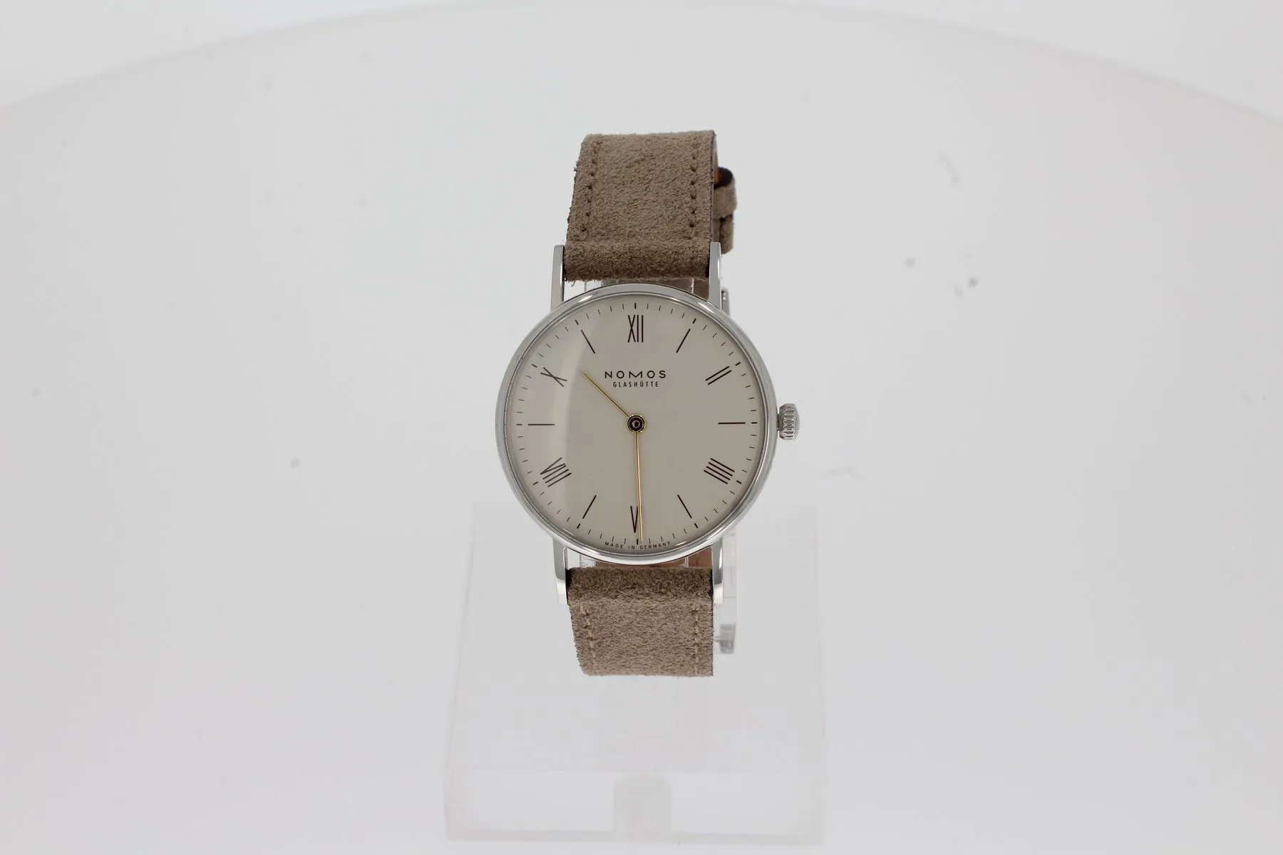 NOMOS Ludwig 240 33mm Stahl white silver plated