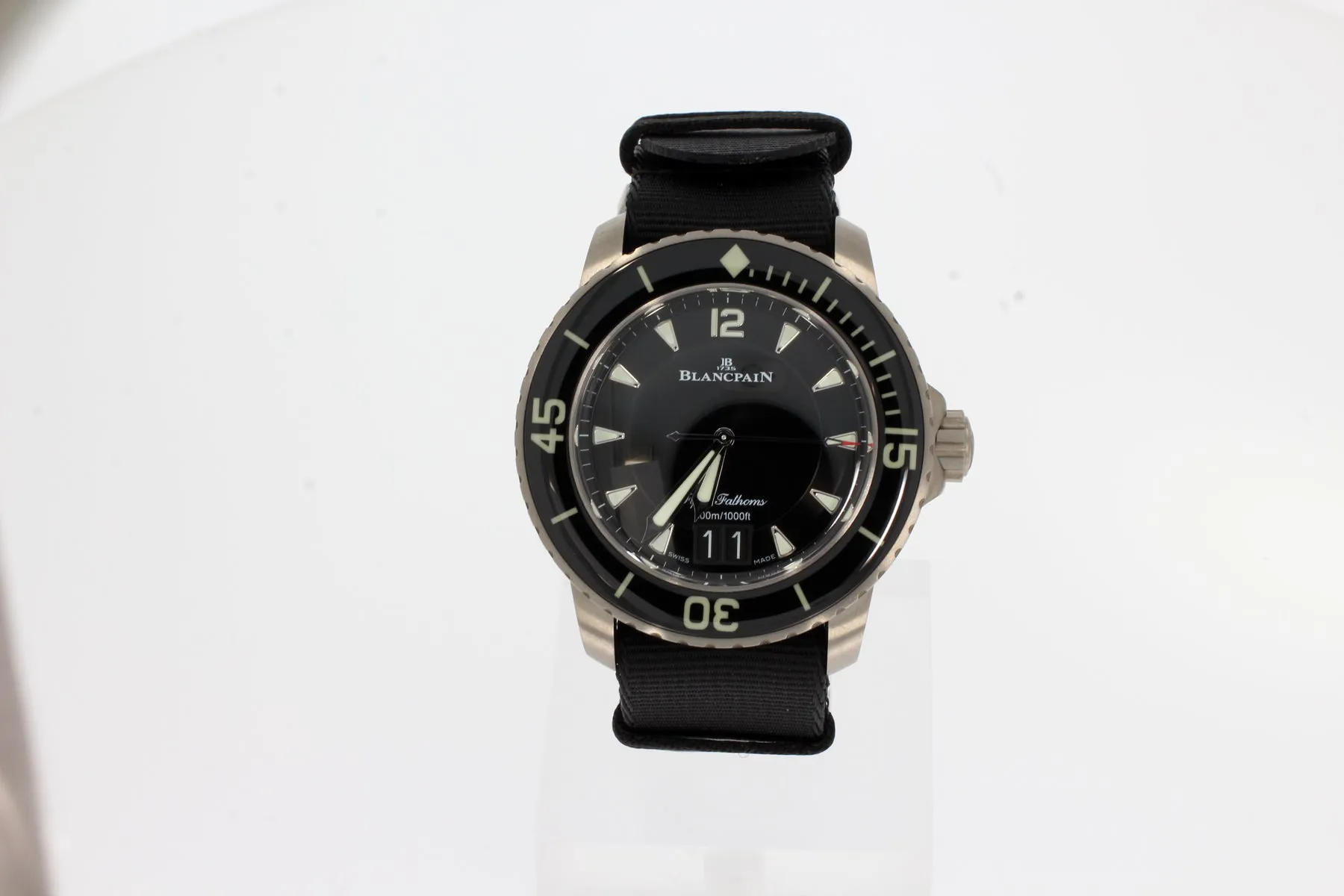 Blancpain Fifty Fathoms 5050-12B30-NABA 45mm Titan Black