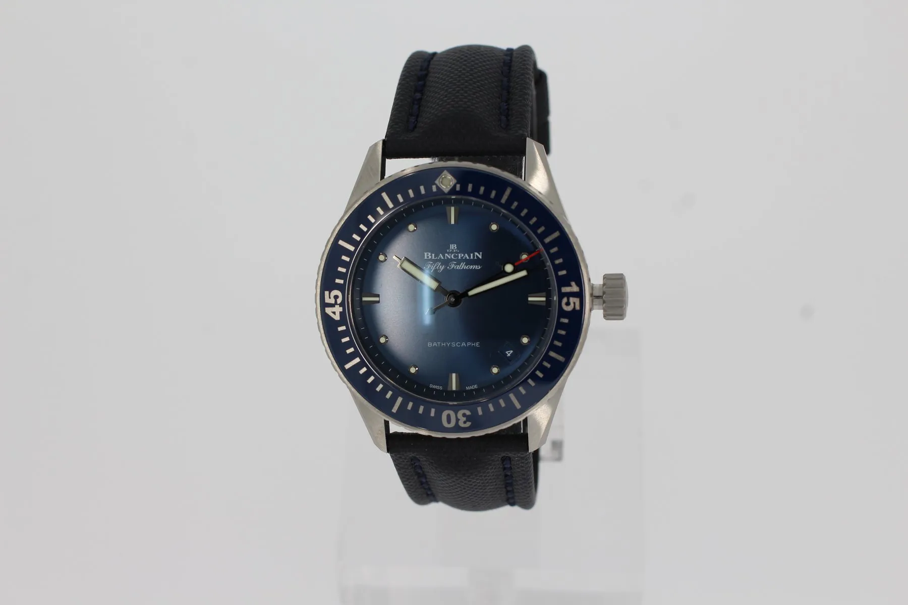 Blancpain Fifty Fathoms 5100-1140-O52A 38mm Stahl Blue