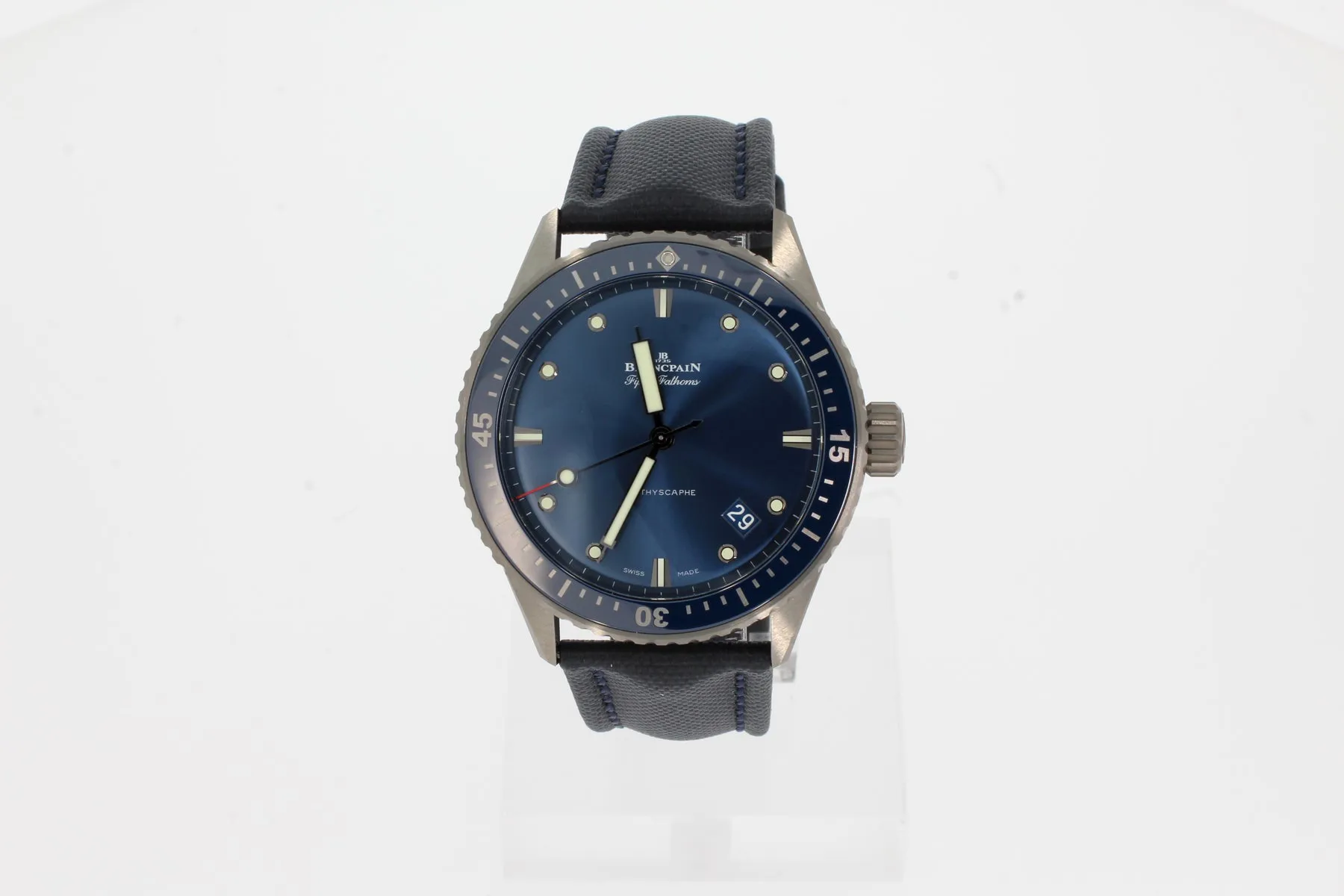 Blancpain Fifty Fathoms 5000-0240-O52A 43.6mm Ceramics Blue