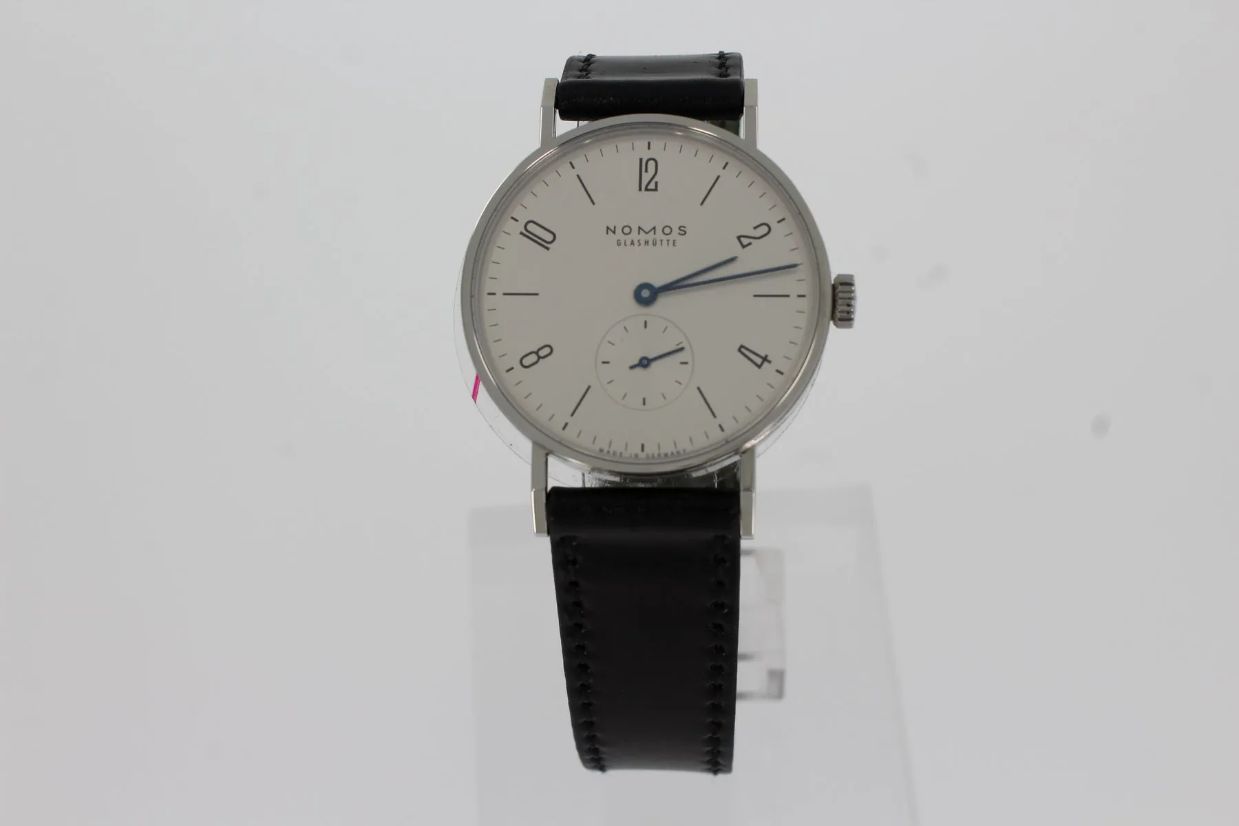 NOMOS Tangente 101 35mm Stahl galvanized, white silver plated