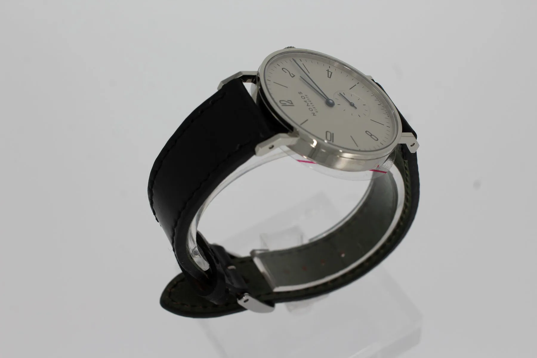 NOMOS Tangente 101 35mm Stahl galvanized, white silver plated 2