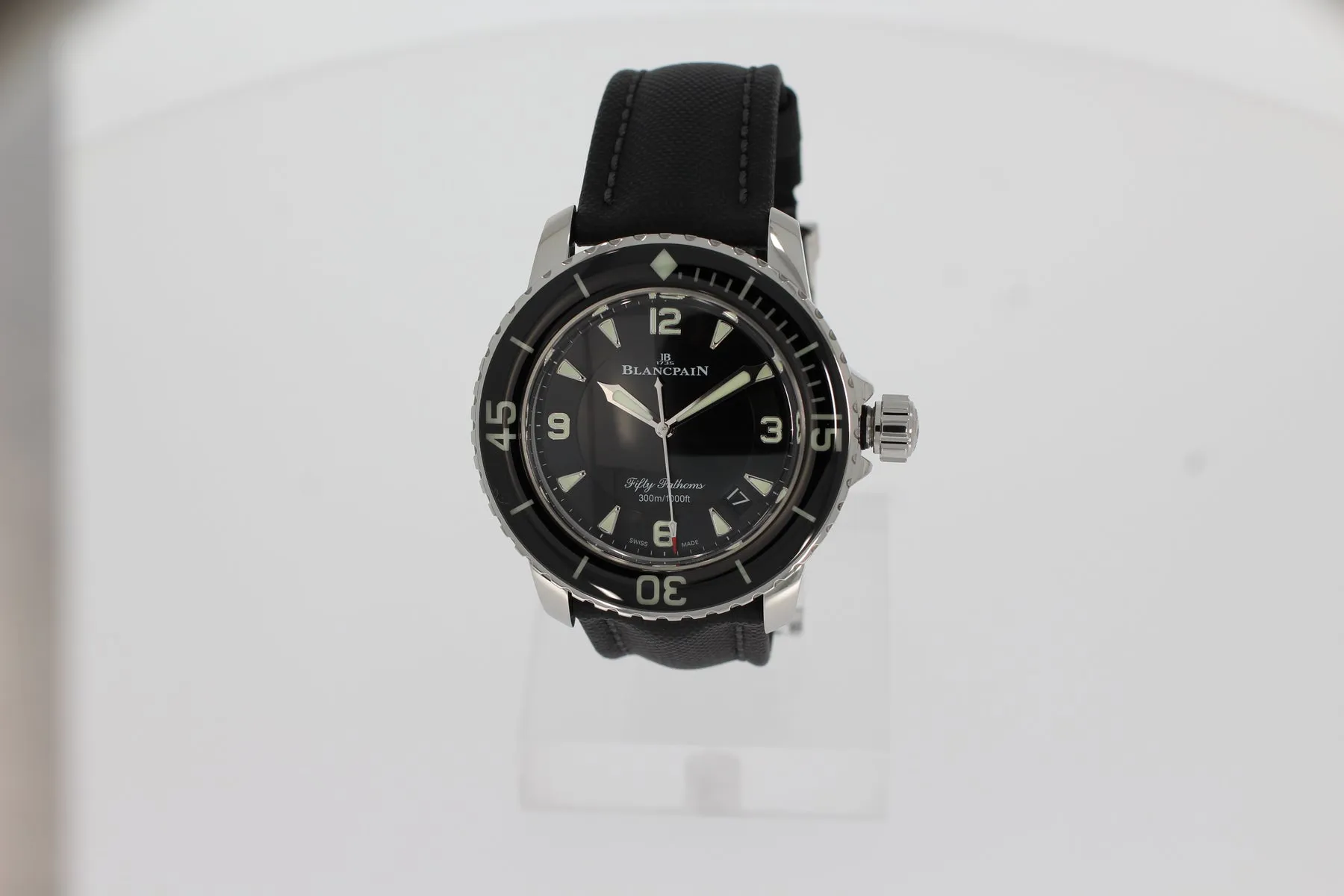 Blancpain Fifty Fathoms 5015-1130-52A 45mm Stahl Black