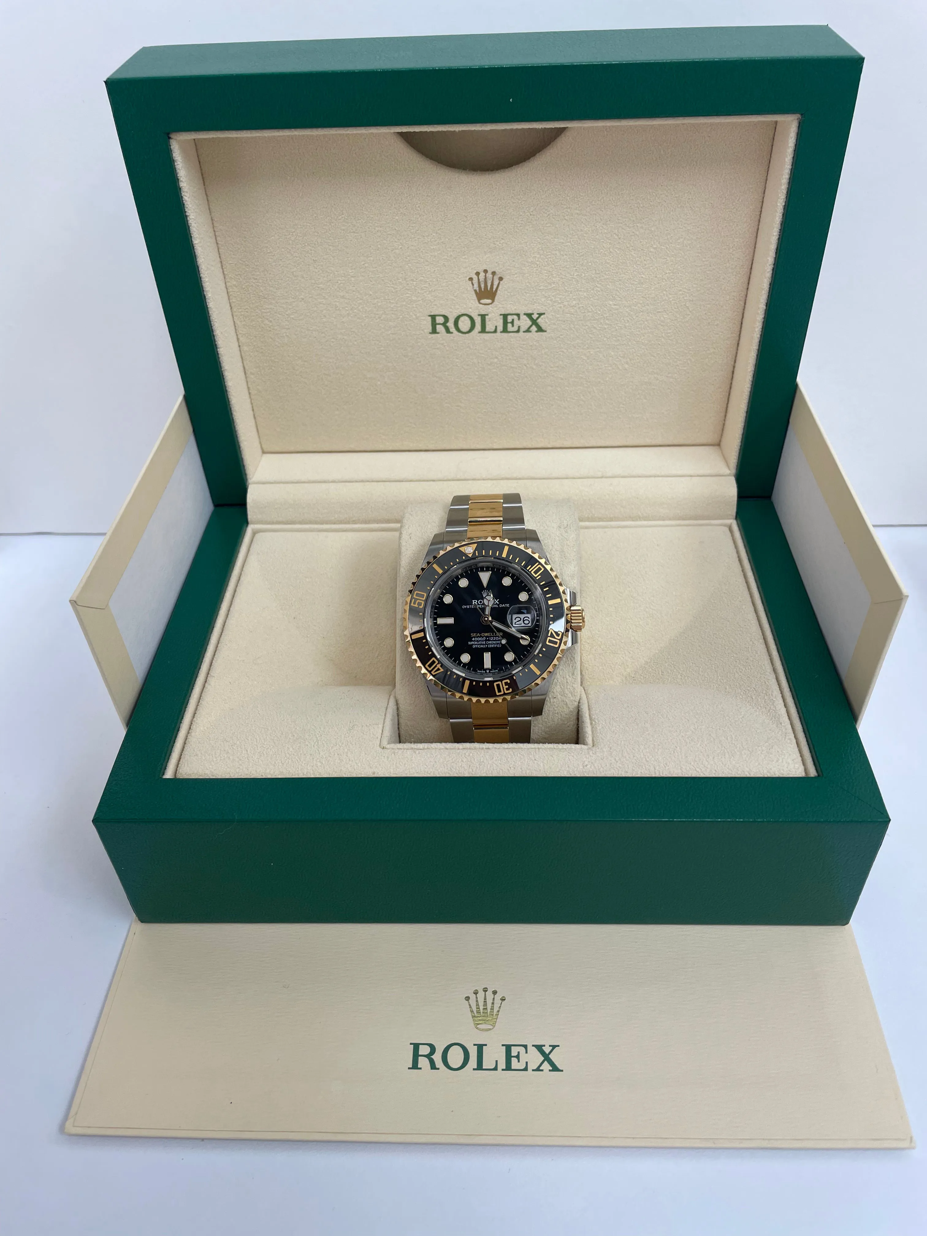 Rolex Sea-Dweller 126603 43mm Yellow gold and Stainless steel Black 1