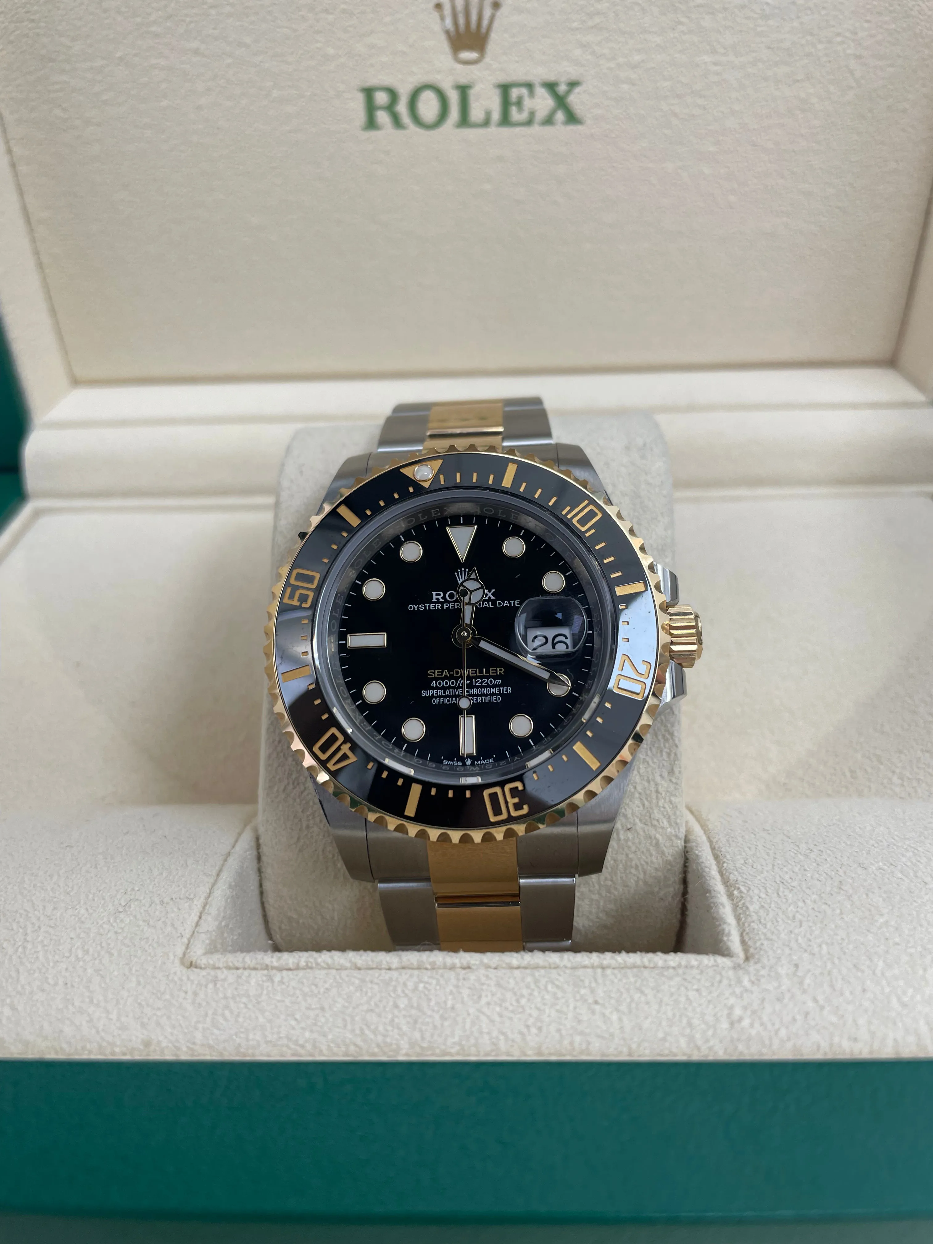 Rolex Sea-Dweller 126603 43mm Yellow gold and Stainless steel Black 2