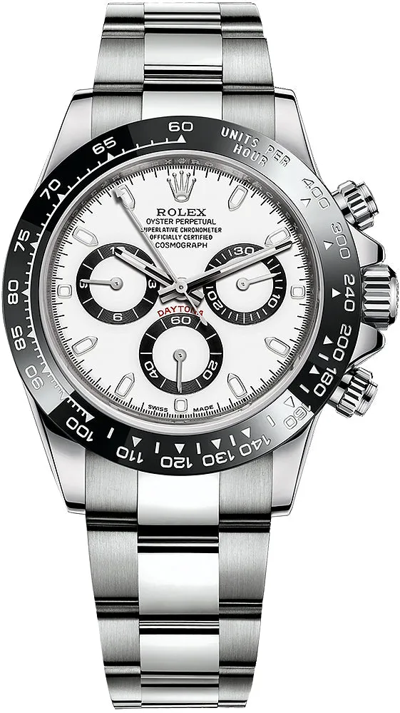 Rolex Daytona 116500LN 40mm Stainless steel White