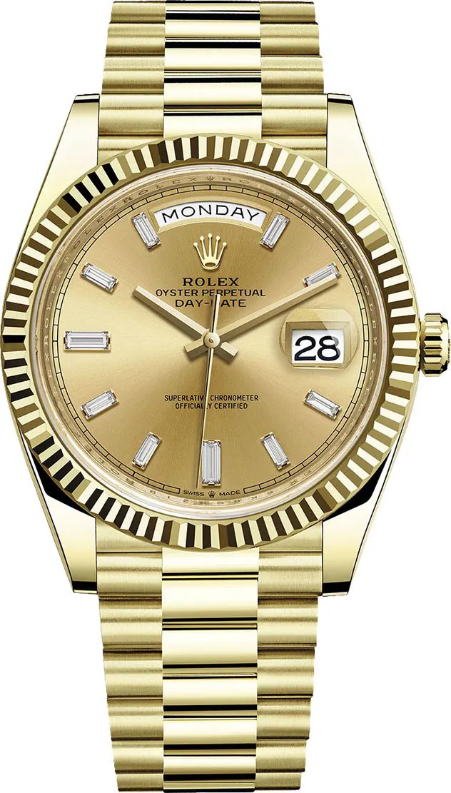 Rolex Day-Date 40 228238 40mm Yellow gold and 18k yellow gold Champagne