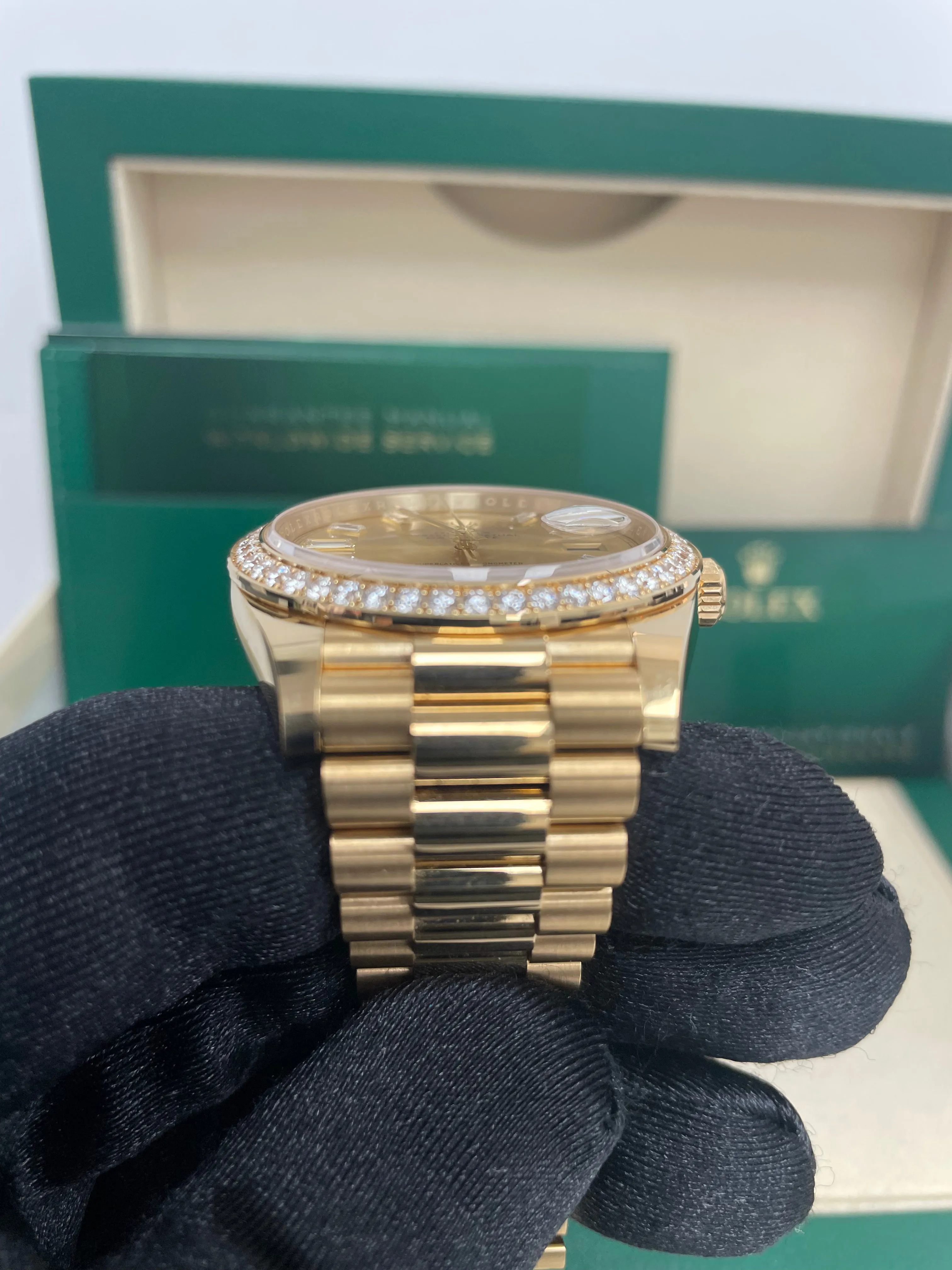 Rolex Day-Date 40 228348RBR 40mm Yellow gold and 18k yellow gold Champagne 7