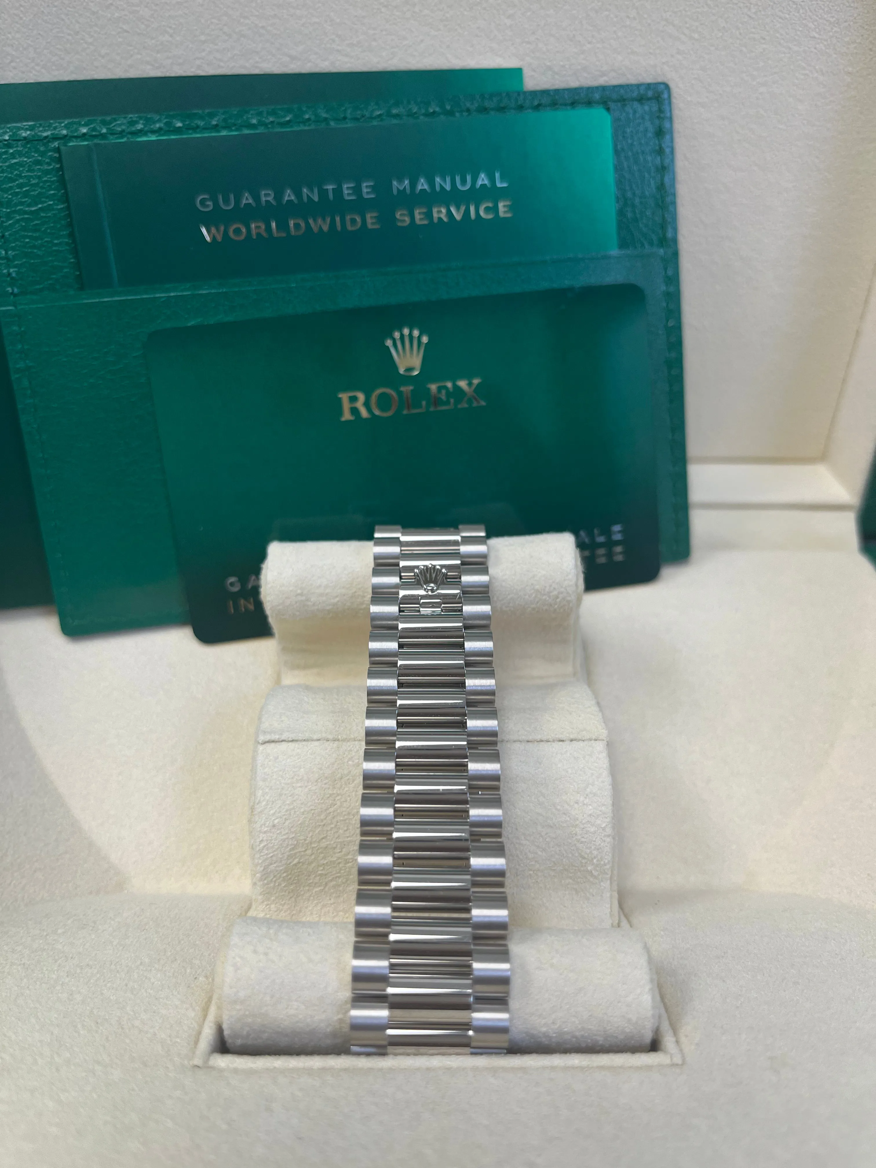 Rolex Day-Date 40 228239 40mm White gold and 18k white gold Gray 4