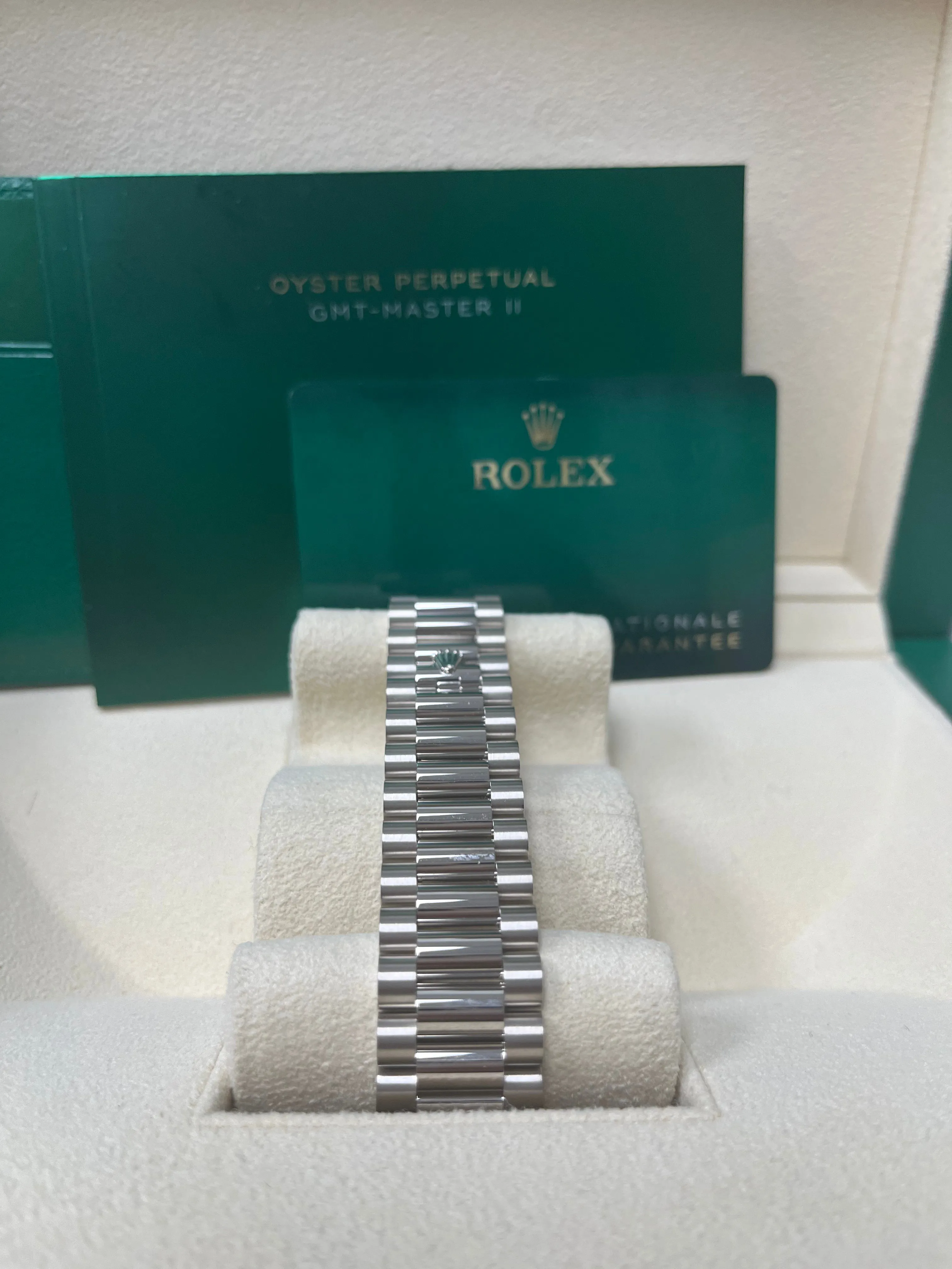 Rolex Day-Date 40 228349RBR 40mm White gold and 18k white gold Green 1