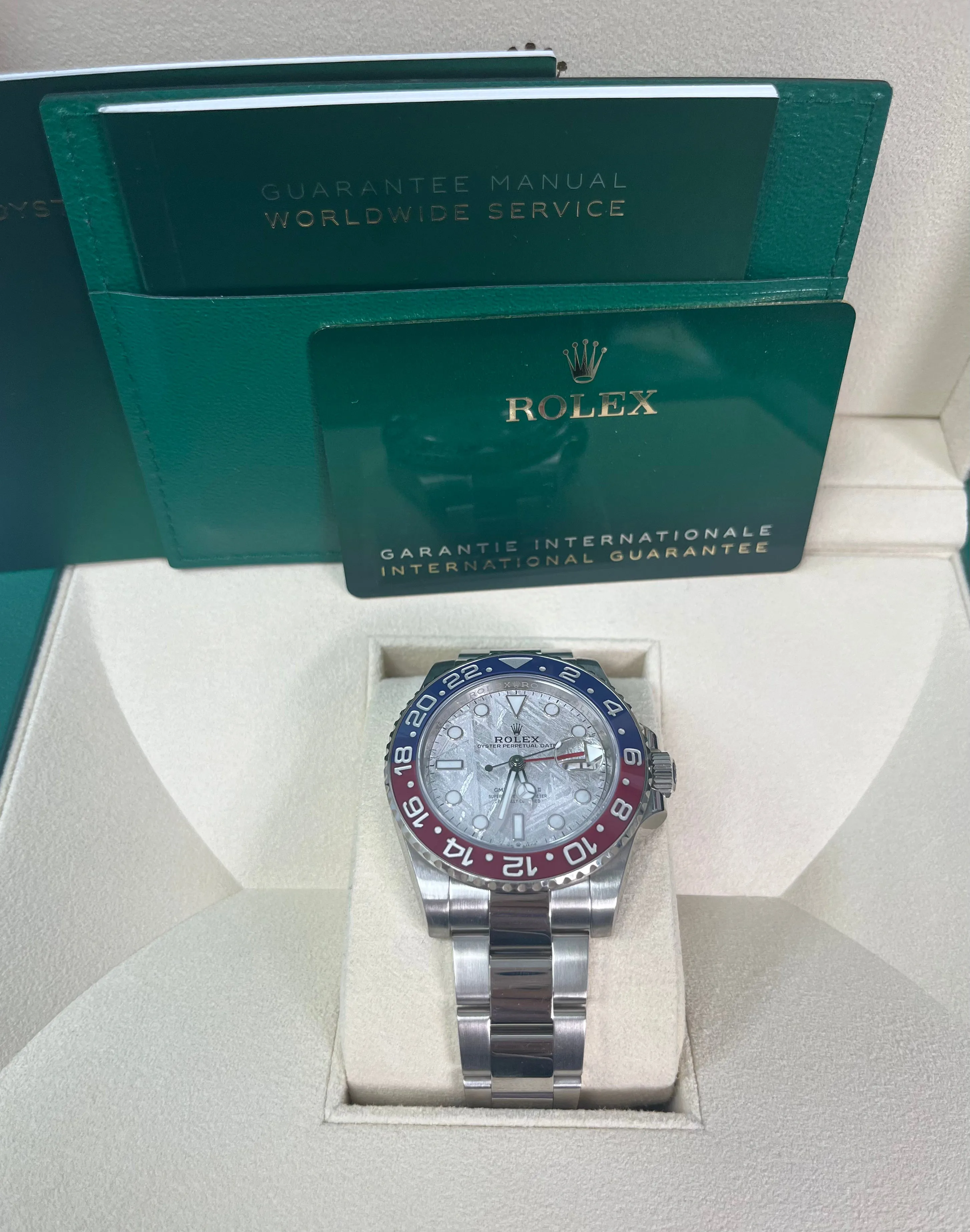 Rolex GMT-Master II 126719BLRO 40mm White gold and 18k white gold Meteorite 3