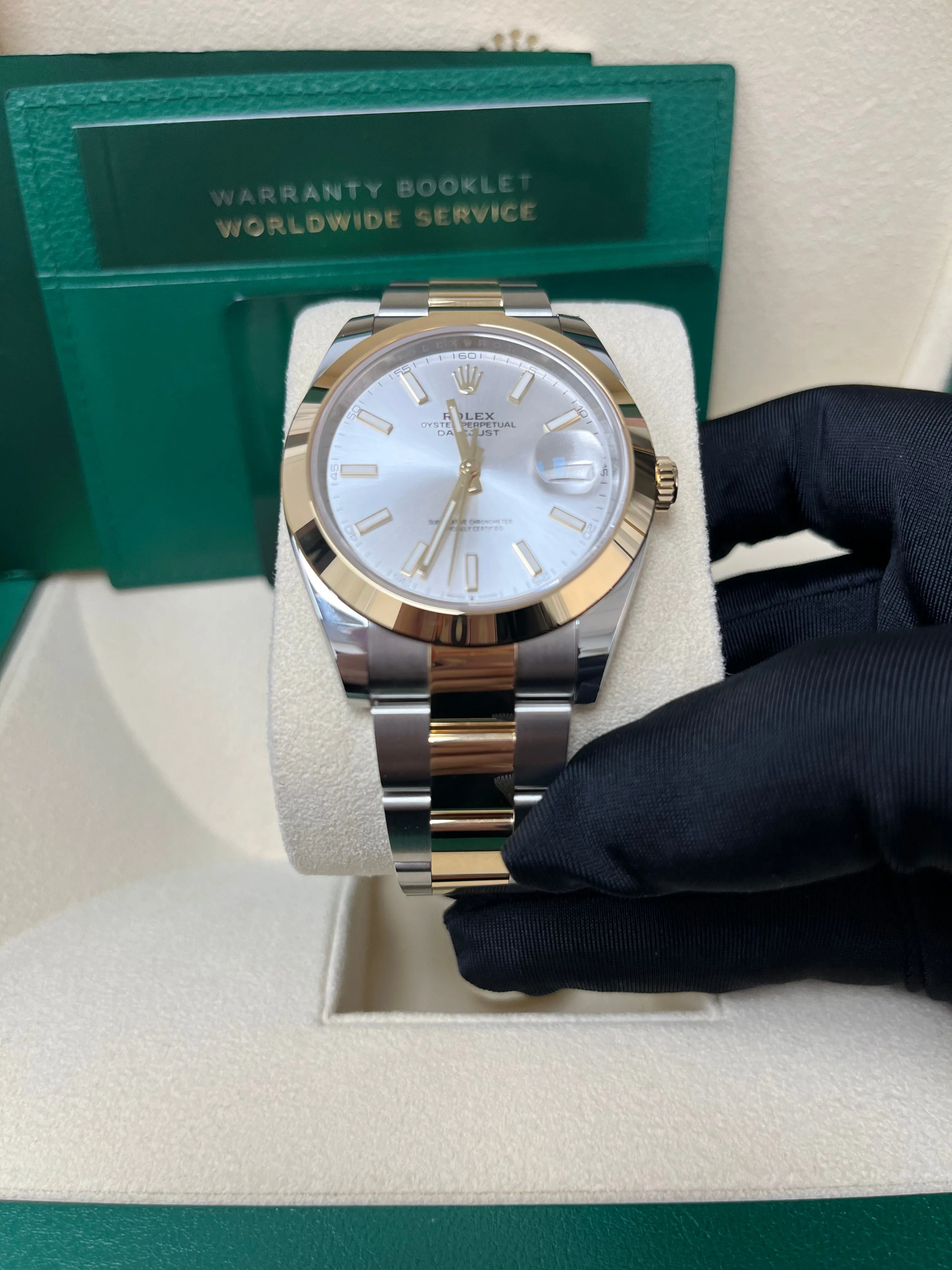 Rolex Datejust 41 126303 41mm Yellow gold and 18k yellow gold Silver 6