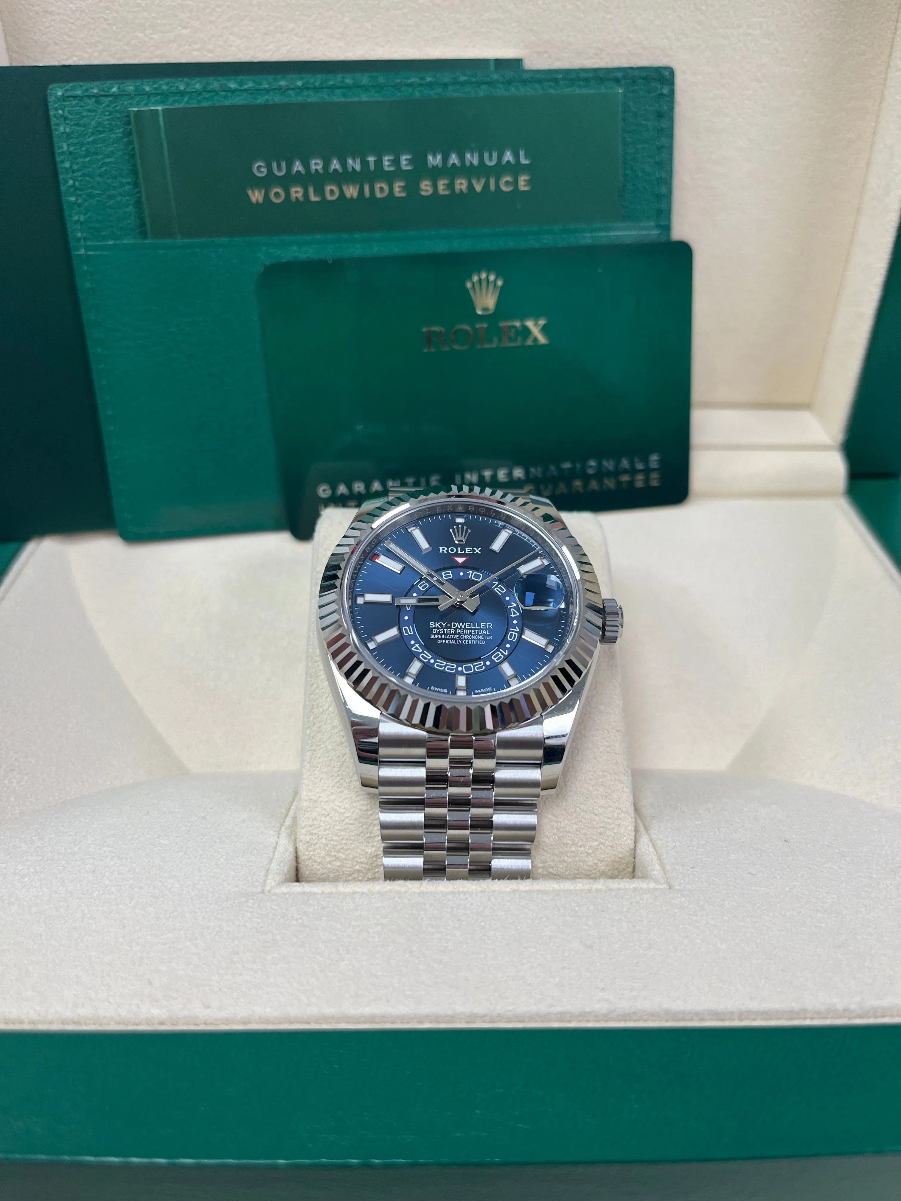 Rolex Sky-Dweller 326934 42mm Stainless steel Blue 1