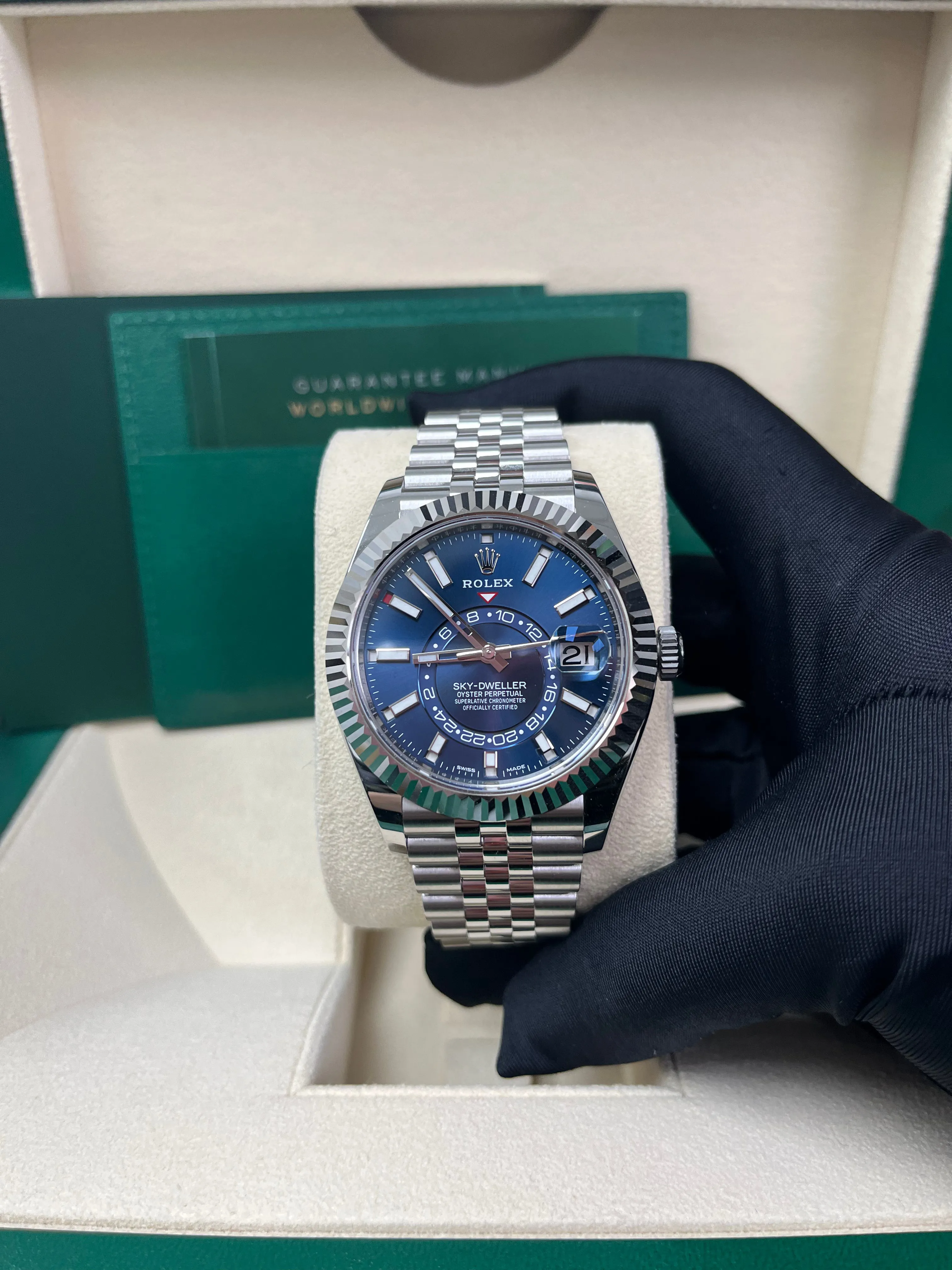 Rolex Sky-Dweller 326934 42mm Stainless steel Blue 3