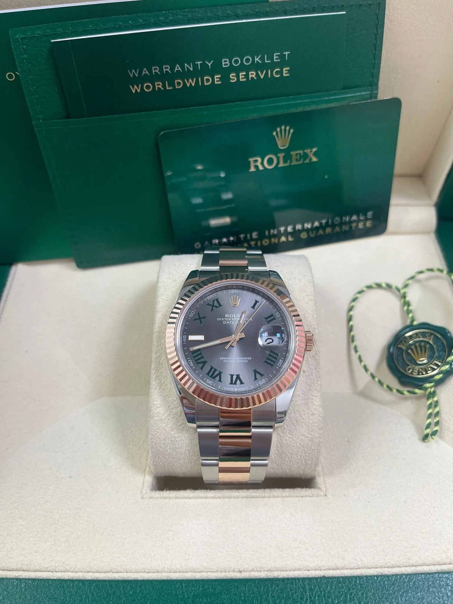 Rolex Datejust 41 126331 41mm Rose gold and Stainless steel Gray 2