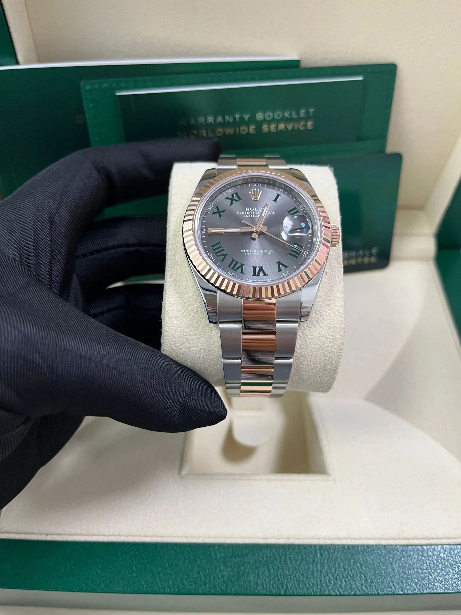 Rolex Datejust 41 126331 41mm Rose gold and Stainless steel Gray 7