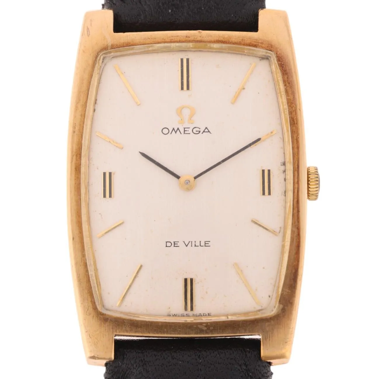 Omega De Ville 25mm 9ct Gold Silvered