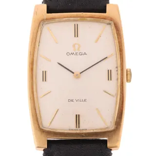 Omega De Ville 111.5085 9ct Gold Silver