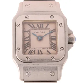 Cartier Santos Galbée 1565 Stainless steel Silver