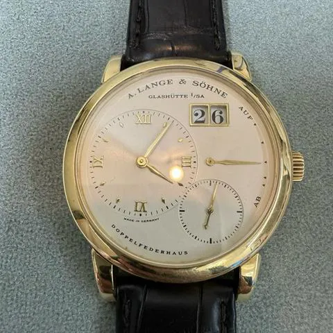 A. Lange & Söhne Lange 1 101.021 38.5mm Yellow gold Silver