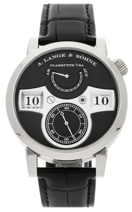 A. Lange & Söhne Lange Zeitwerk 140.029 41mm White gold Black