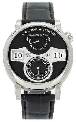 A. Lange & Söhne Lange Zeitwerk 140.029 41mm White gold Black