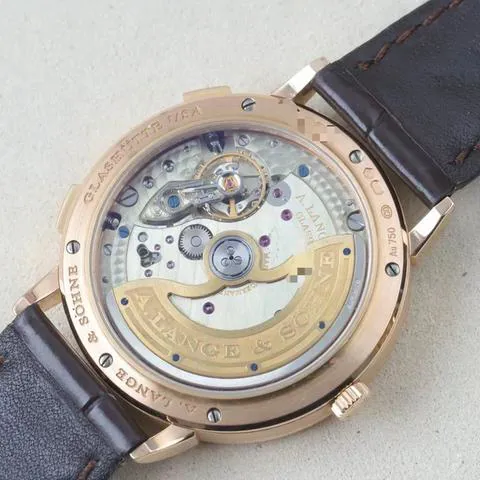 A. Lange & Söhne Saxonia 386.032 38.5mm Rose gold Silver 3