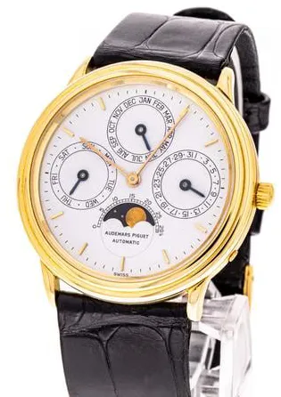 Audemars Piguet Quantiême Perpetual 5548 36mm Yellow gold White 1