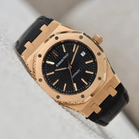 Audemars Piguet Royal Oak 15300OR.OO.D002CR.01 39mm Rose gold Black