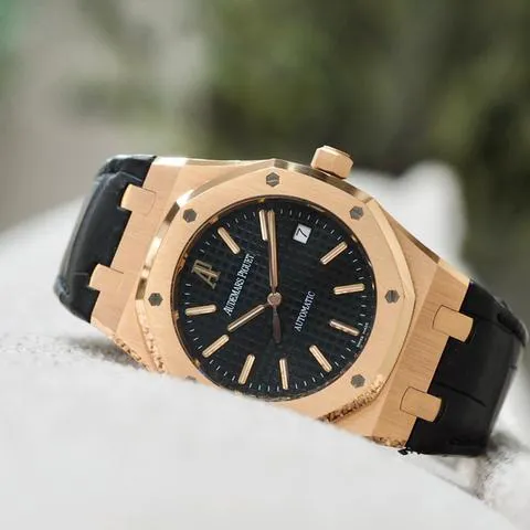 Audemars Piguet Royal Oak 15300OR.OO.D002CR.01 39mm Rose gold Black 1