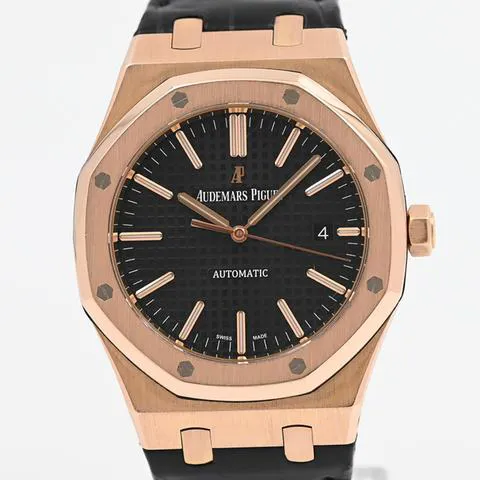 Audemars Piguet Royal Oak 15400OR.OO.D002CR.01 41mm Rose gold Black