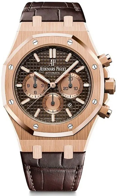 Audemars Piguet Royal Oak 26331OR.OO.D821CR.01 41mm Rose gold Brown