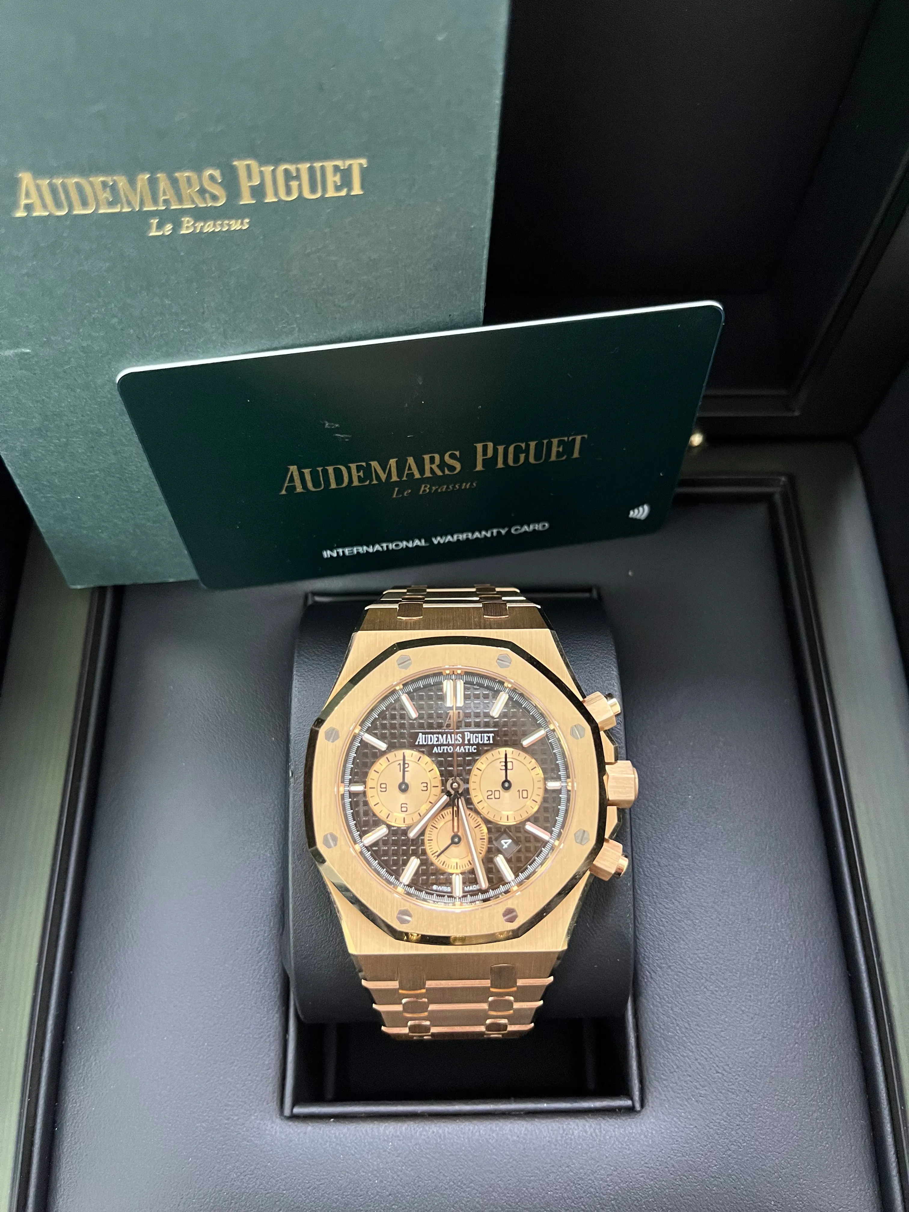 Audemars Piguet Royal Oak 26331OR.OO.D821CR.01 41mm Rose gold Brown 2