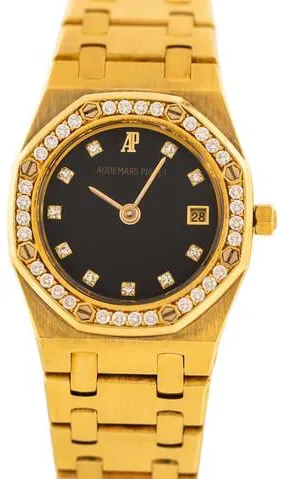 Audemars Piguet Royal Oak Lady BA66319 25mm Yellow gold Black