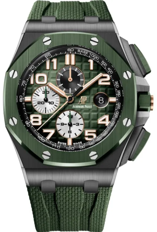 Audemars Piguet Royal Oak Offshore 26405CE.OO.A056CA.01 44mm Ceramic Green