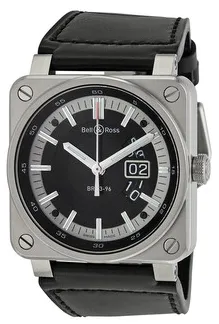 Bell & Ross BR 03 BR0396-SI-ST 42mm Stainless steel Black