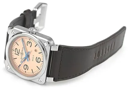 Bell & Ross Instruments BR03A-GB-ST/SCA 41mm Stainless steel Salmon 4