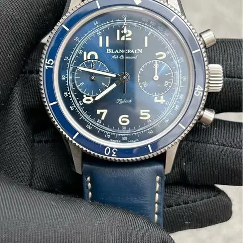 Blancpain Air Command AC02.12B40.63B 42.5mm Titanium Blue