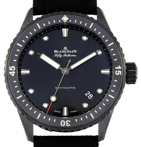 Blancpain Fifty Fathoms 5000-0130-B52A 43.5mm Ceramic Black