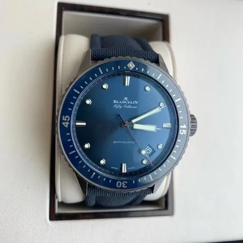 Blancpain Fifty Fathoms 5000-0240-O52A 43.6mm Ceramic Blue 1