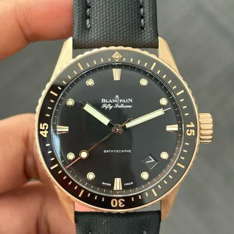 Blancpain Fifty Fathoms 5000-36S30-B52 A 43mm Rose gold Black