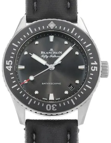 Blancpain Fifty Fathoms 5100B-1110-B52A 38mm Stainless steel Gray meteor