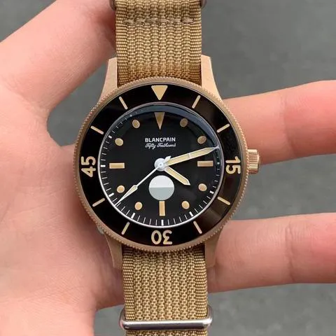 Blancpain Fifty Fathoms 5901 5630 NANA 41mm Bronze and Rose gold Black