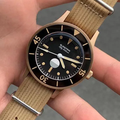 Blancpain Fifty Fathoms 5901 5630 NANA 41mm Bronze and Rose gold Black 4