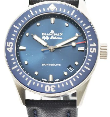 Blancpain Fifty Fathoms Bathyscaphe 5100-1140-052A 38mm Stainless steel Blue