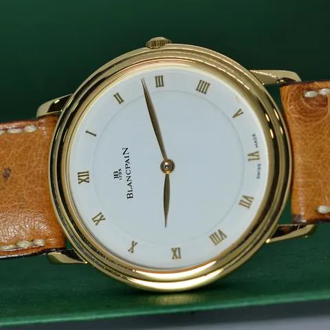 Blancpain Villeret Ultra-Slim 0021-1418-55 34mm Yellow gold White 6