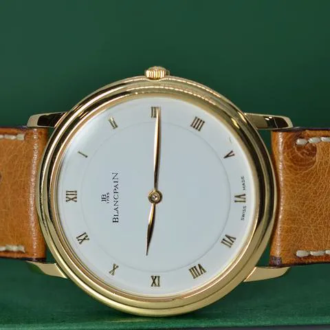 Blancpain Villeret Ultra-Slim 0021-1418-55 34mm Yellow gold White 7