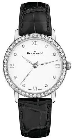 Blancpain Villeret Ultra-Slim 6104-4628-95A 29.2mm Stainless steel White