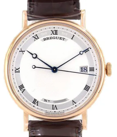 Breguet Classique 5177BR/15/9V6 38.5mm Rose gold Silver