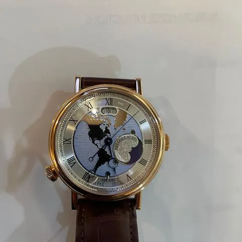 Breguet Classique 5717BR/US/9ZU 43mm Rose gold Blue and Silver and Artistic dial